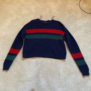 Kendall & Kylie Striped Sweater